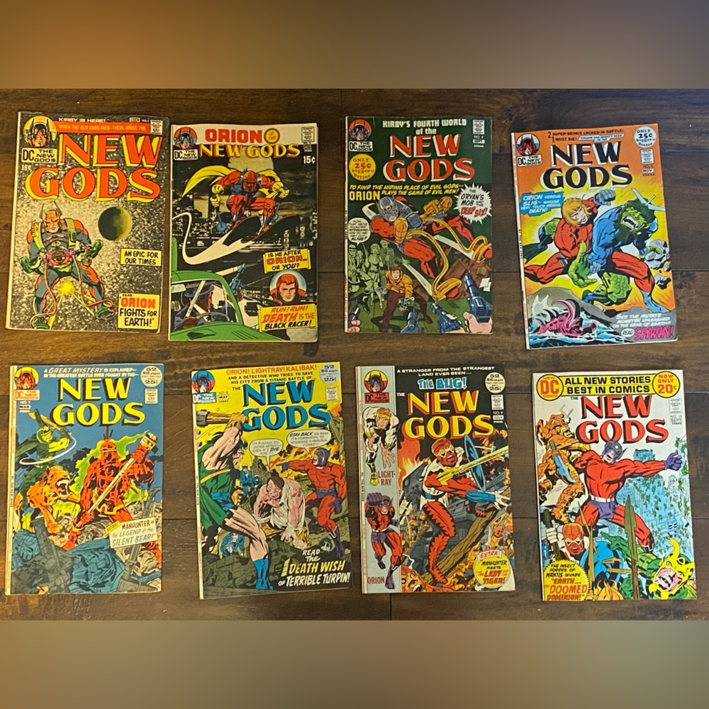 Vintage DC Comics New Gods Lot Jack Kirby 1971 Bronze Age